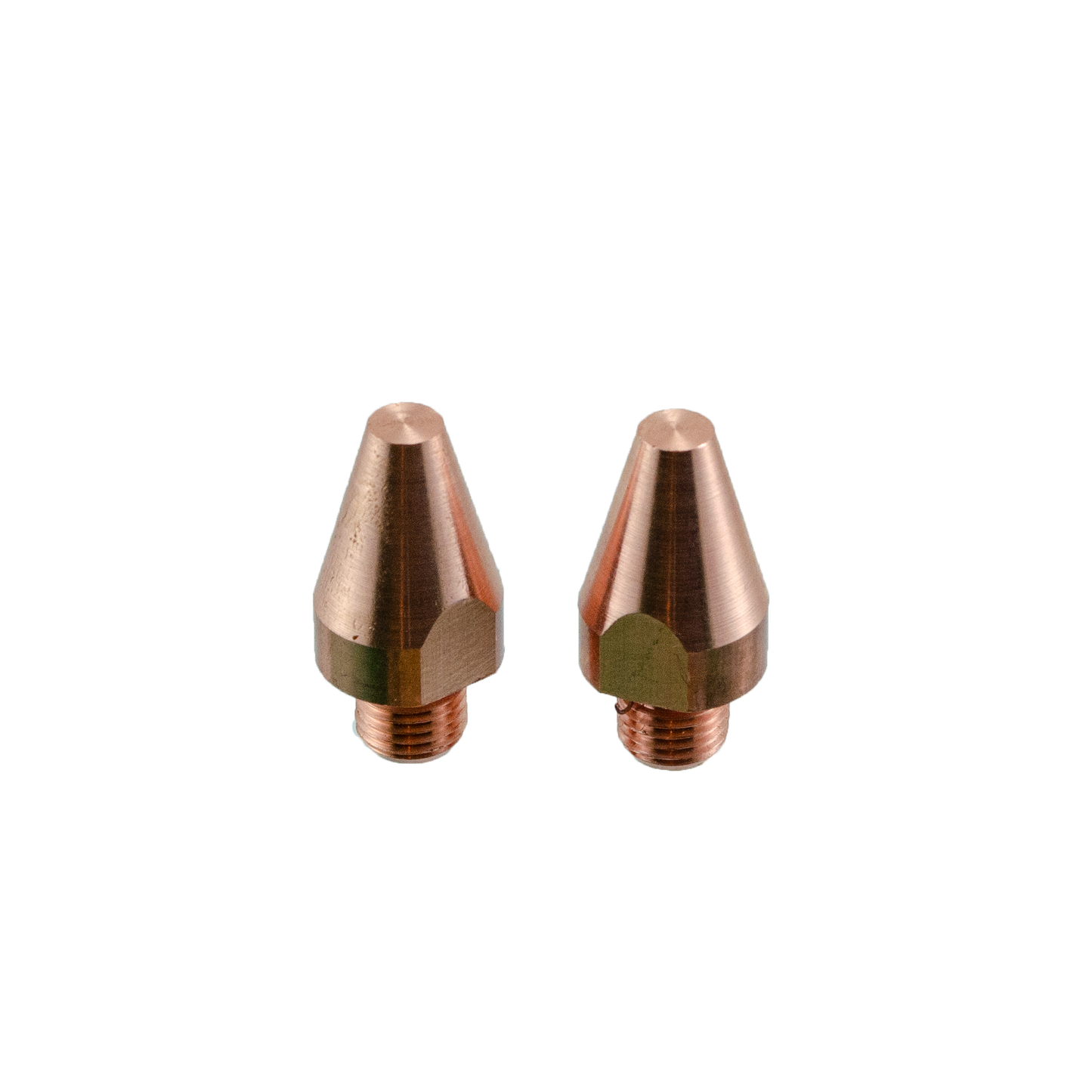 Spot Welding Tips w/ 1/4" Contact Area - Fits Miller Style Welder