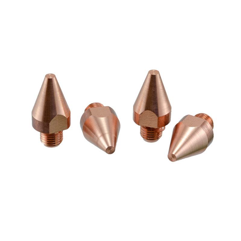 Spot Welding Tips w/0.157"(Standard on New Miller Machines) Contact Area - Fits Miller Style Spot Welders - 2 Pairs