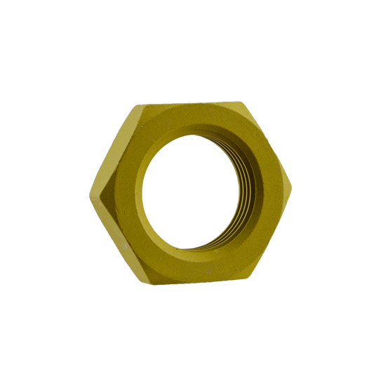 7/8-14 Aluminum Jam Nut - Gold Anodized - 1 ea