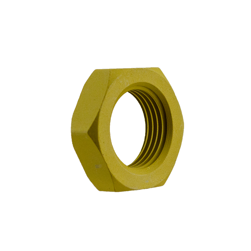 7/8-14 Aluminum Jam Nut - Gold Anodized - 1 ea