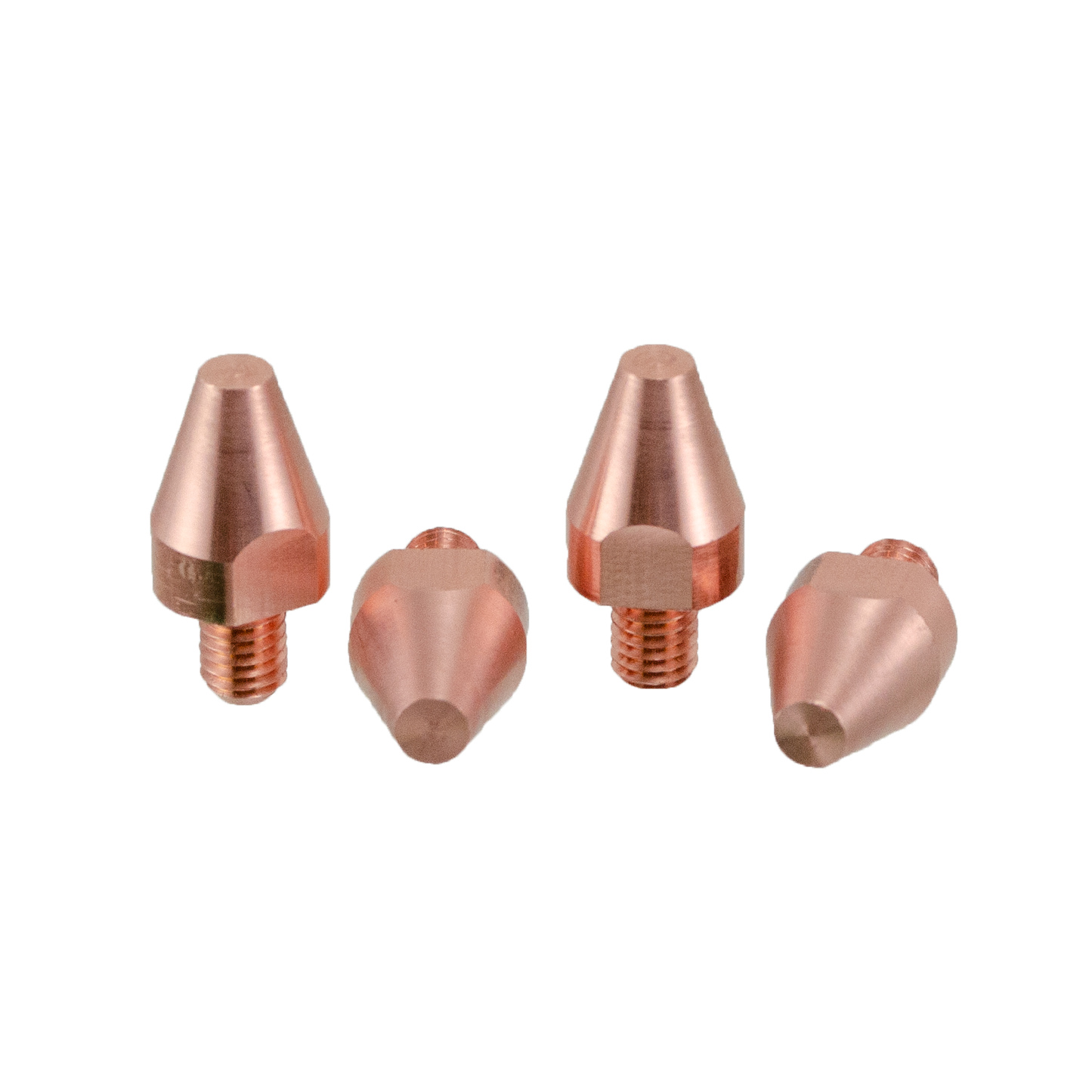Spot Welding Tips w/ 1/4" Contact Area - Fits Chicago Electric Spot Welders - 2 Pairs